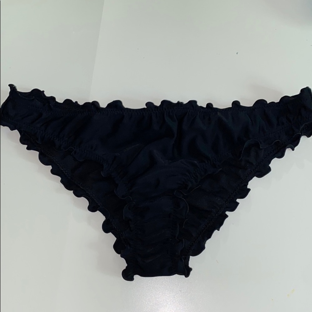 Hollister black bikini bottoms